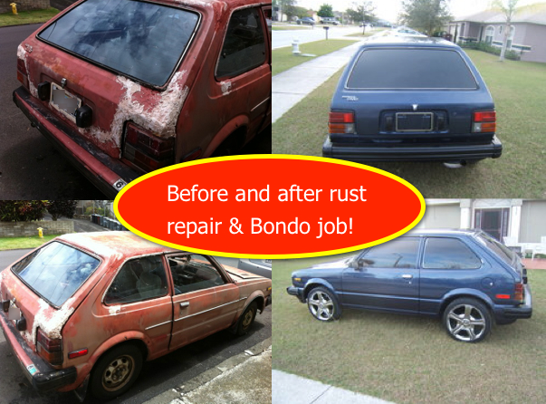 Diy honda rust repair