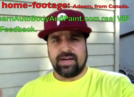 LearnAutoBodyAndPaint.com VIP Member Review – Adeem from Canada