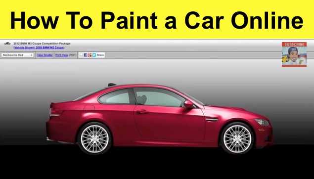 How To Paint a Car Online