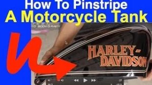 How To Pinstripe A Motorcycle Tank