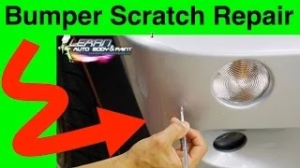 how to repair plastic bumper scratches