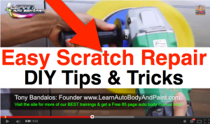 Automotive Paint Scratch Repair
