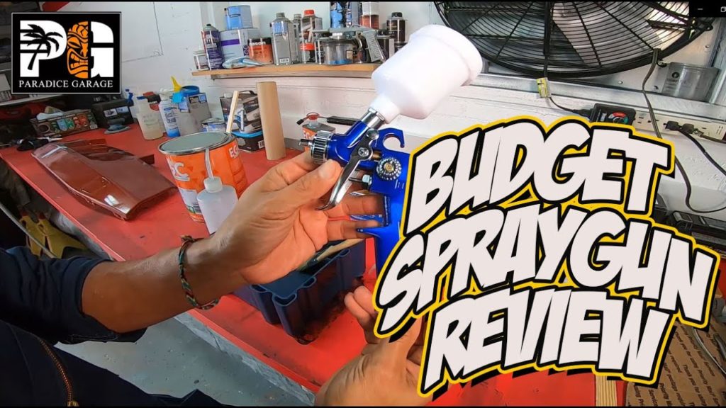 25 Spray Gun VS Mid Grade 150 Spray Gun Spraying 2k Filler Primer