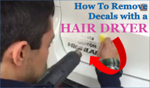 How To Easily Remove Decals Using A Hair Dryer