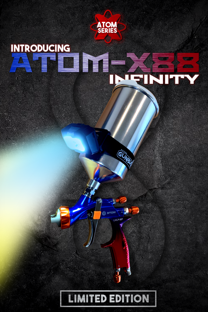Atom X88 Infinity Spray Gun with GunBudd Ultra Lighting System