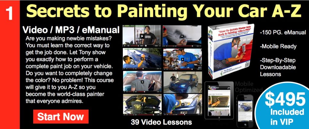 learn auto body vip course