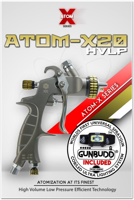 atom x20 hvlp spray gun