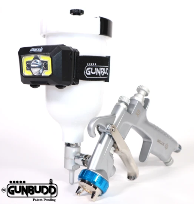 Atom X27 Spray Gun with the GunBudd Ultra Lighting System