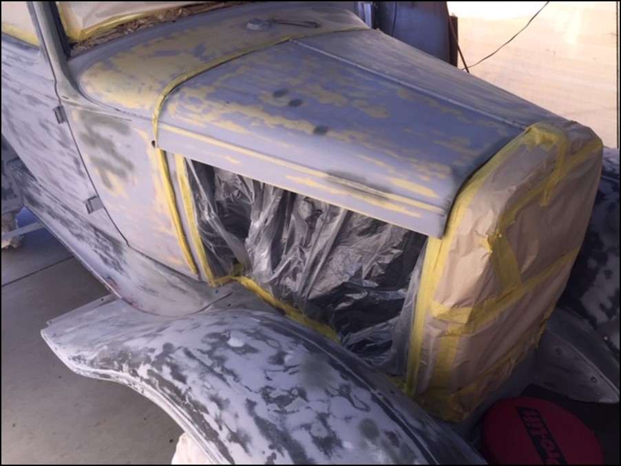 sanding with cheap 1k rattle can primer