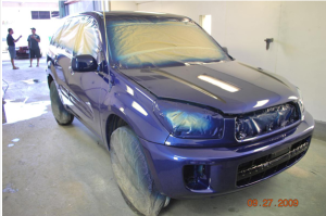 Toyota IS Spectra Blue Paint 