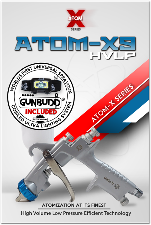 Atom X9 HVLP Spray Gun on Zoola